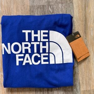 The North Face Royal Blue Tee with White Logo